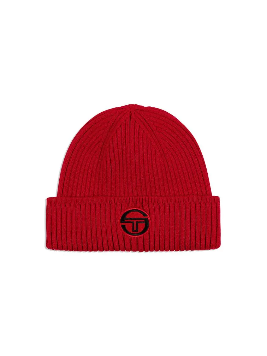 Sergio Tacchini Tacchini Beanie-Tango Red Discount