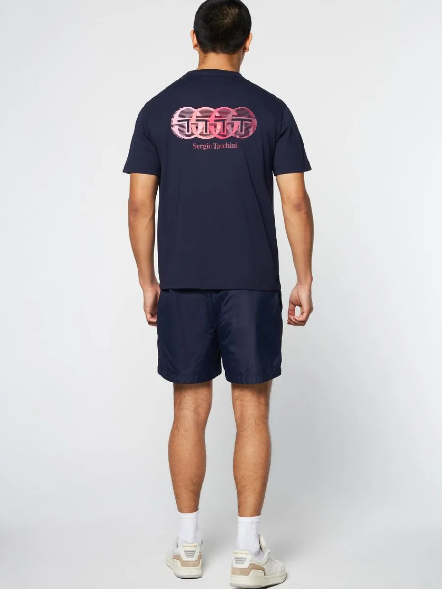 Sergio Tacchini Tenda T-Shirt- Maritime Blue Outlet