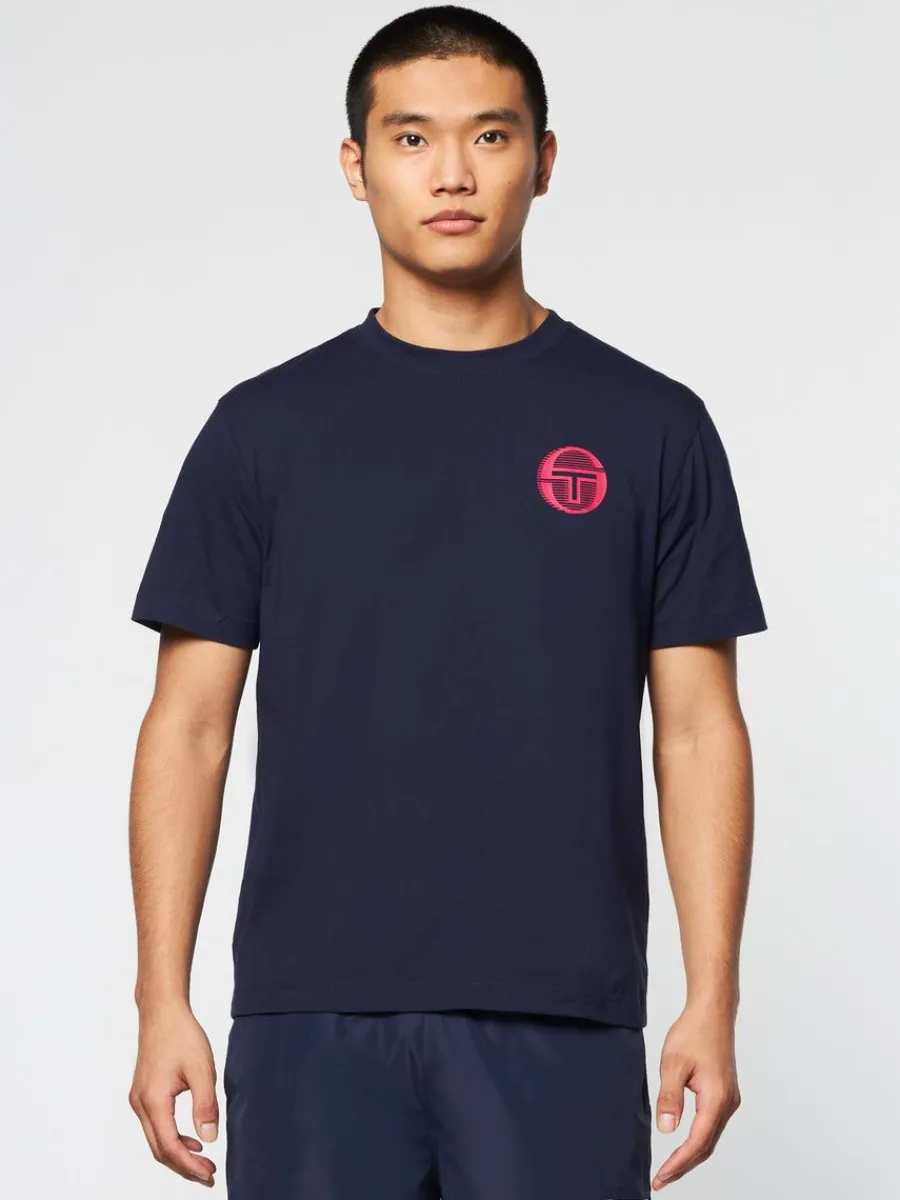 Sergio Tacchini Tenda T-Shirt- Maritime Blue Best