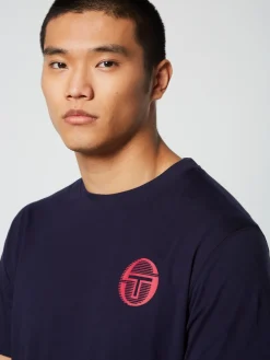 Sergio Tacchini Tenda T-Shirt- Maritime Blue Discount