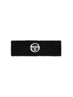 Sergio Tacchini Tennis Headband- Black Hot
