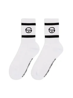 Sergio Tacchini Tennis Sock- White New