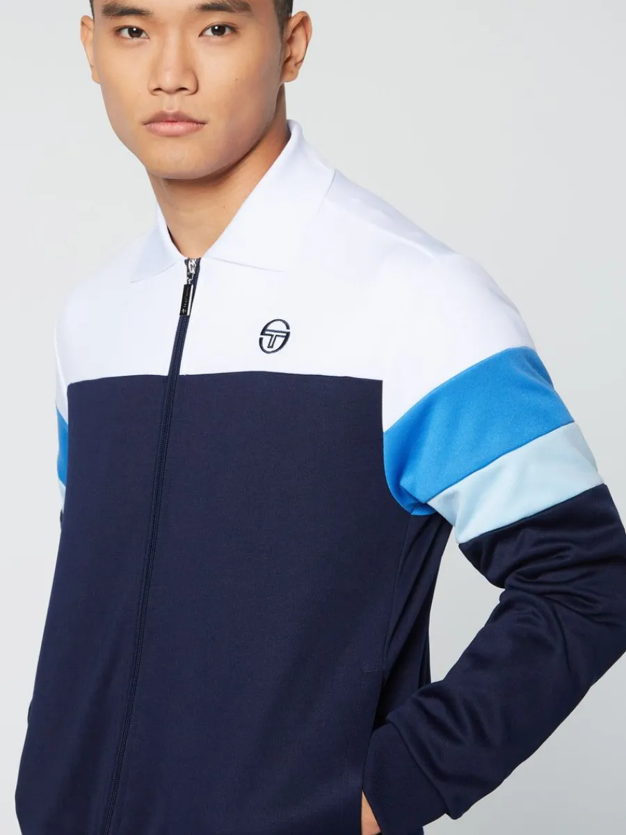 Sergio Tacchini Tomme Track Jacket Archivio- Maritime Blue Sale