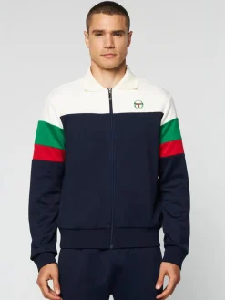 Sergio Tacchini Tomme Track Top- Maritime Blue Outlet