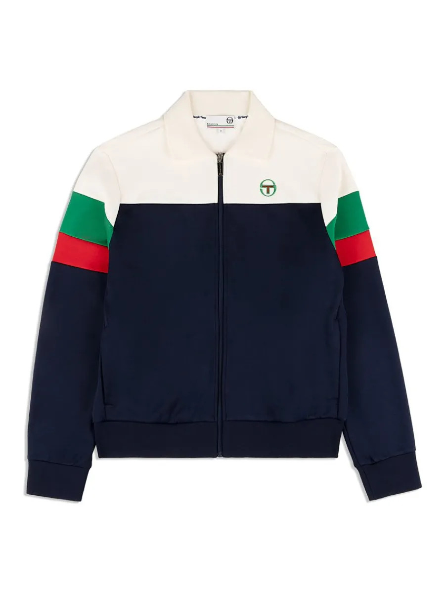 Sergio Tacchini Tomme Track Top- Maritime Blue Best