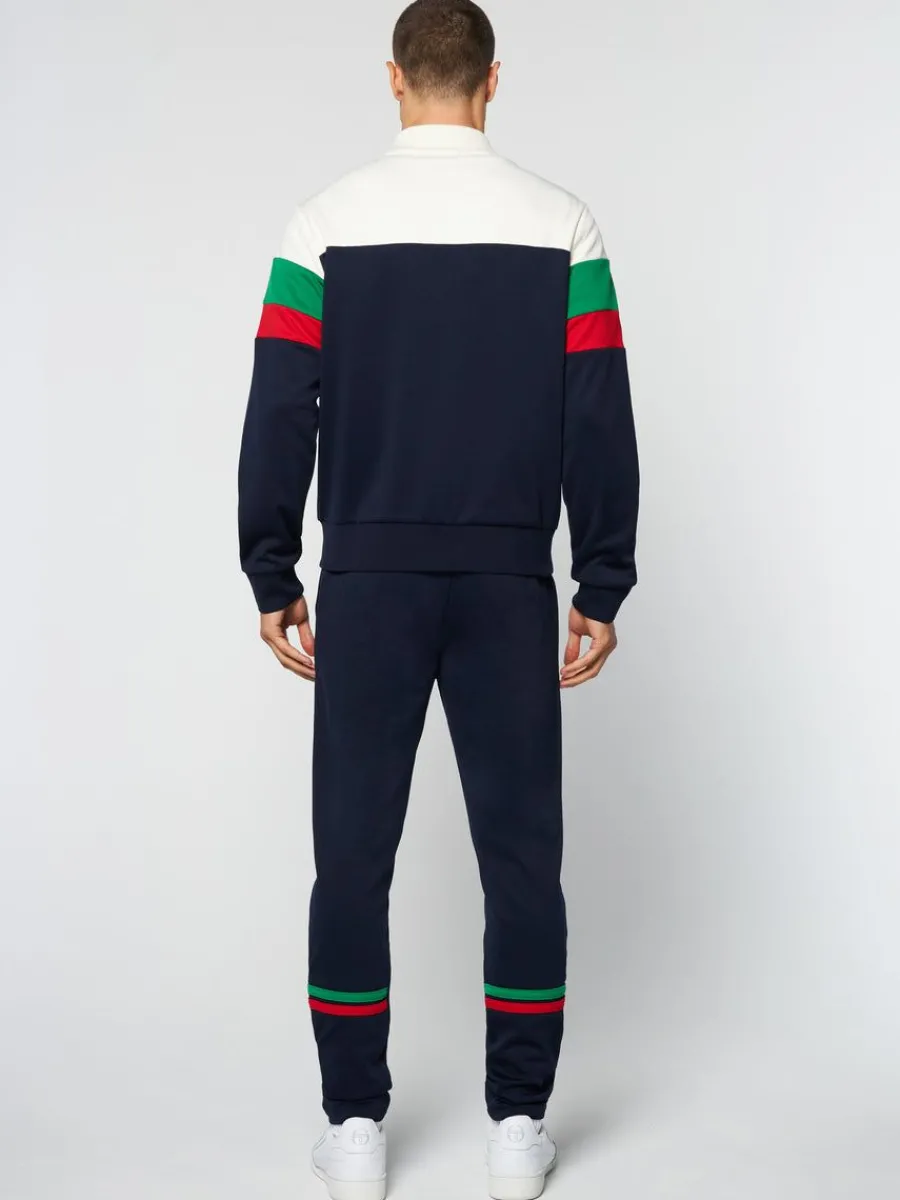 Sergio Tacchini Tomme Track Top- Maritime Blue New