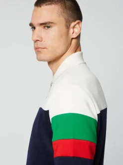 Sergio Tacchini Tomme Track Top- Maritime Blue New