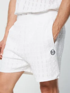 Sergio Tacchini Ulivo Crochet Short- Brilliant White
