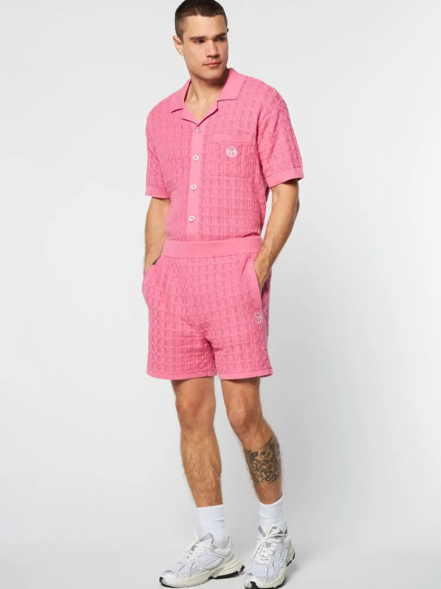 Sergio Tacchini Ulivo Crochet Short- Wild Rose Sale
