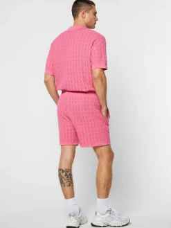 Sergio Tacchini Ulivo Crochet Short- Wild Rose New