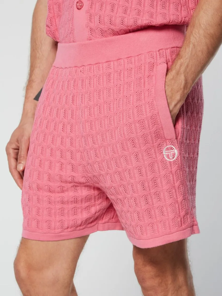Sergio Tacchini Ulivo Crochet Short- Wild Rose New