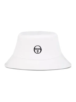 Sergio Tacchini Vacanza Bucket Hat- Brilliant White Hot