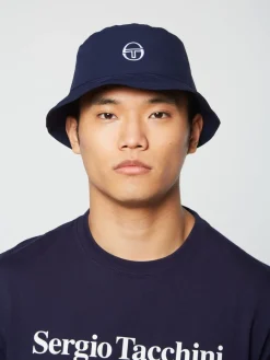 Sergio Tacchini Vacanza Bucket Hat- Maritime Blue