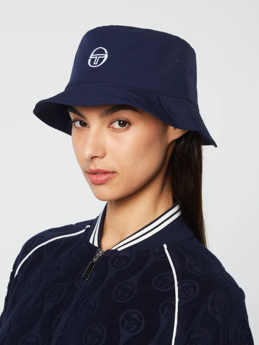 Sergio Tacchini Vacanza Bucket Hat- Maritime Blue