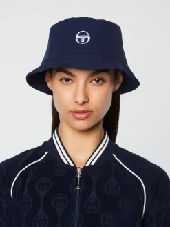 Sergio Tacchini Vacanza Bucket Hat- Maritime Blue