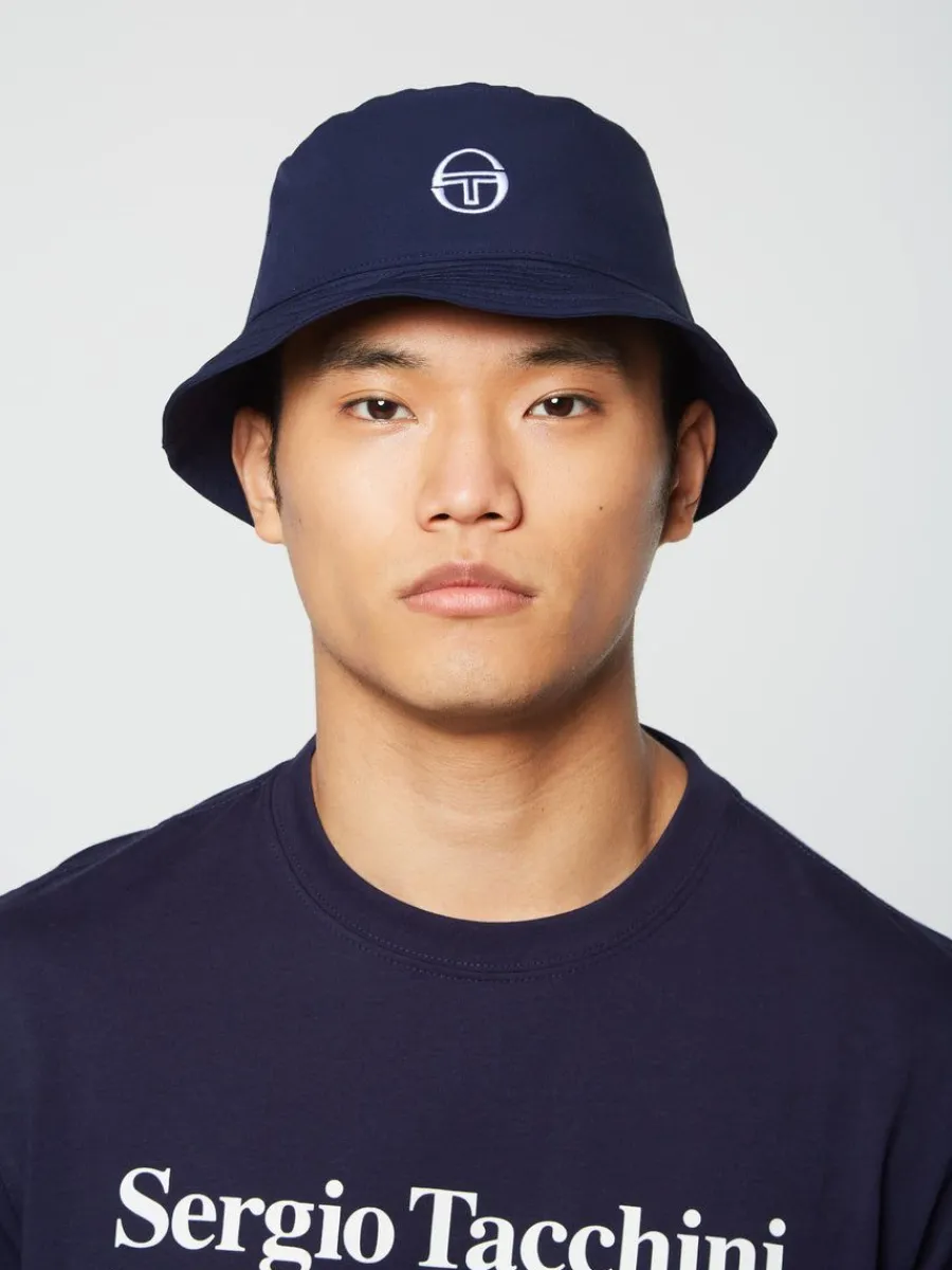 Sergio Tacchini Vacanza Bucket Hat- Maritime Blue Outlet