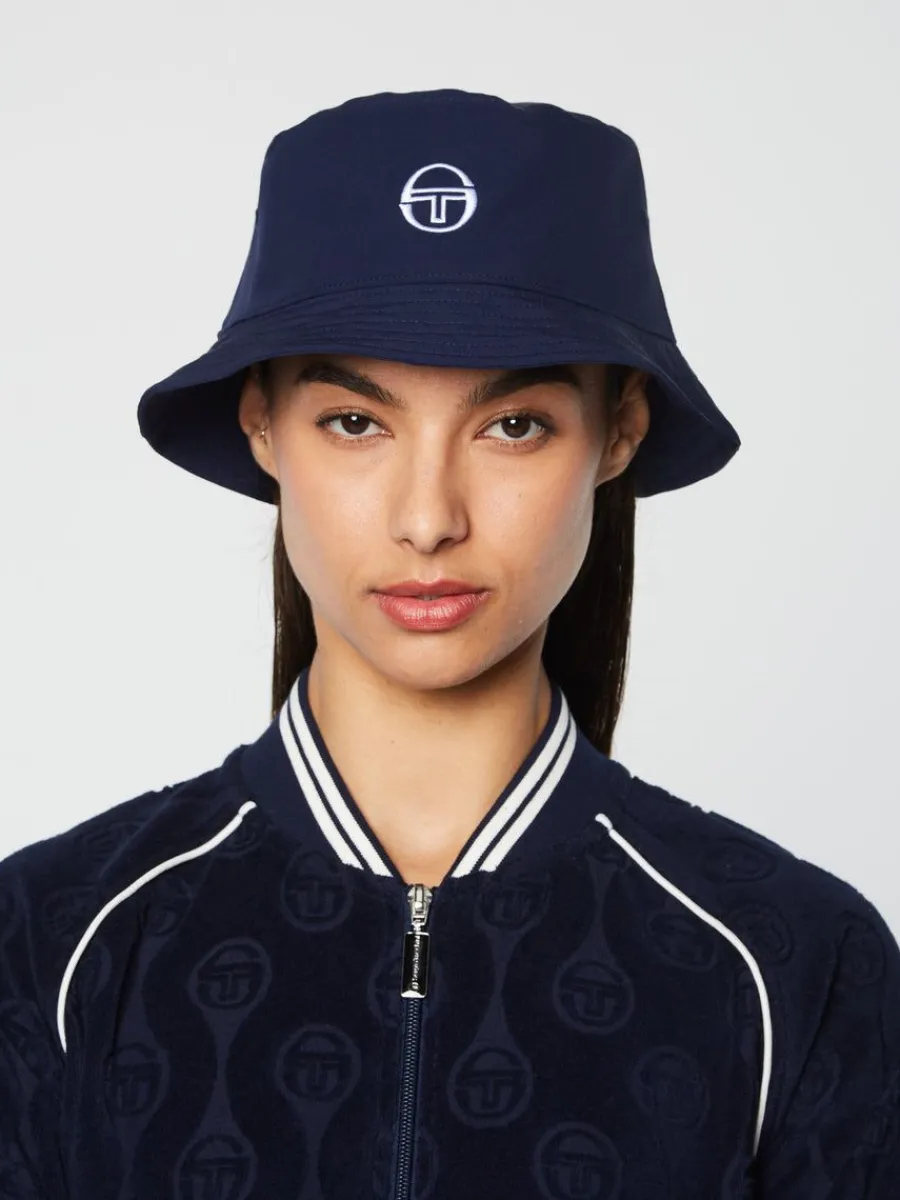Sergio Tacchini Vacanza Bucket Hat- Maritime Blue Outlet