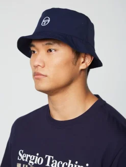Sergio Tacchini Vacanza Bucket Hat- Maritime Blue Hot
