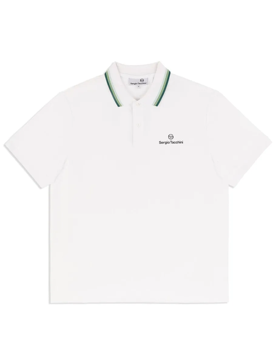 Sergio Tacchini Veloce Polo- Brilliant White