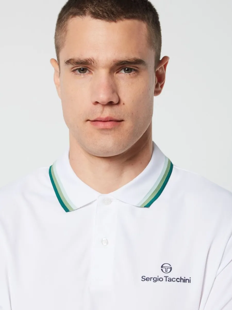 Sergio Tacchini Veloce Polo- Brilliant White