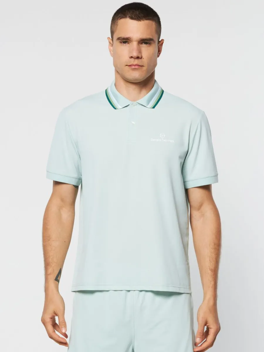 Sergio Tacchini Veloce Polo- Surf Spray Online