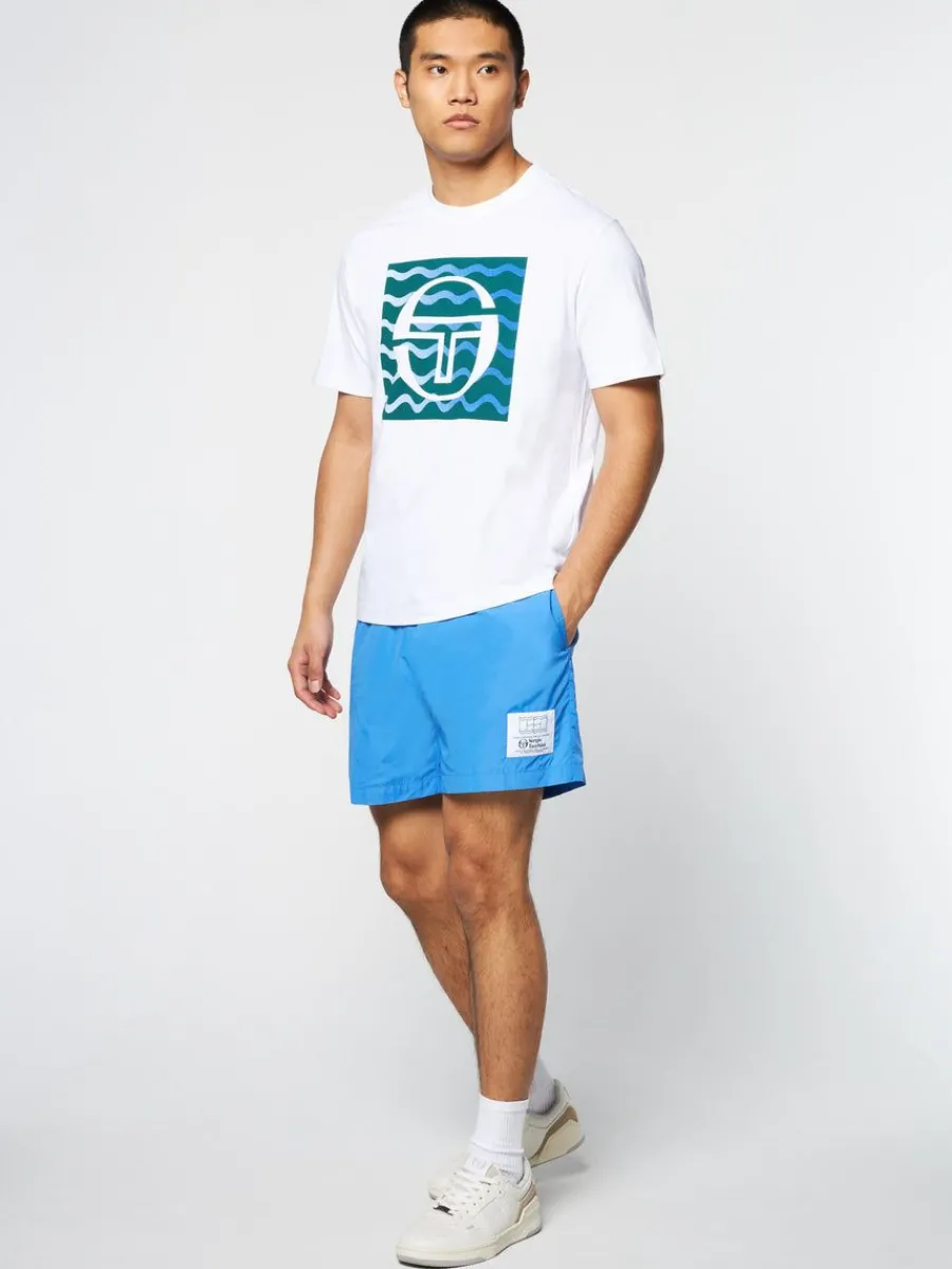 Sergio Tacchini Veloce T-Shirt- Brilliant White Clearance
