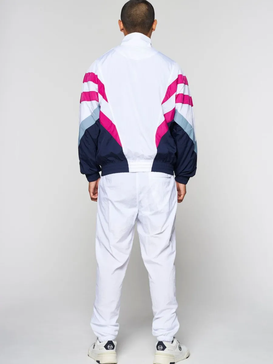 Sergio Tacchini Verona Track Jacket- White/ Multi New