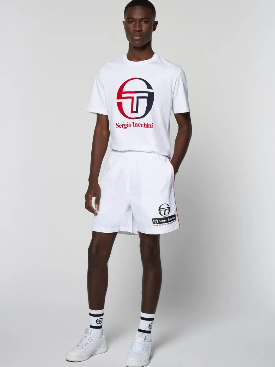 Sergio Tacchini Viva Nylon Short- White Outlet