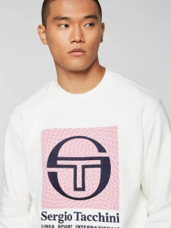 Sergio Tacchini Warp Crewneck- Gardenia Online