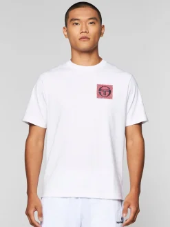 Sergio Tacchini Warp T-Shirt- Brilliant White Best