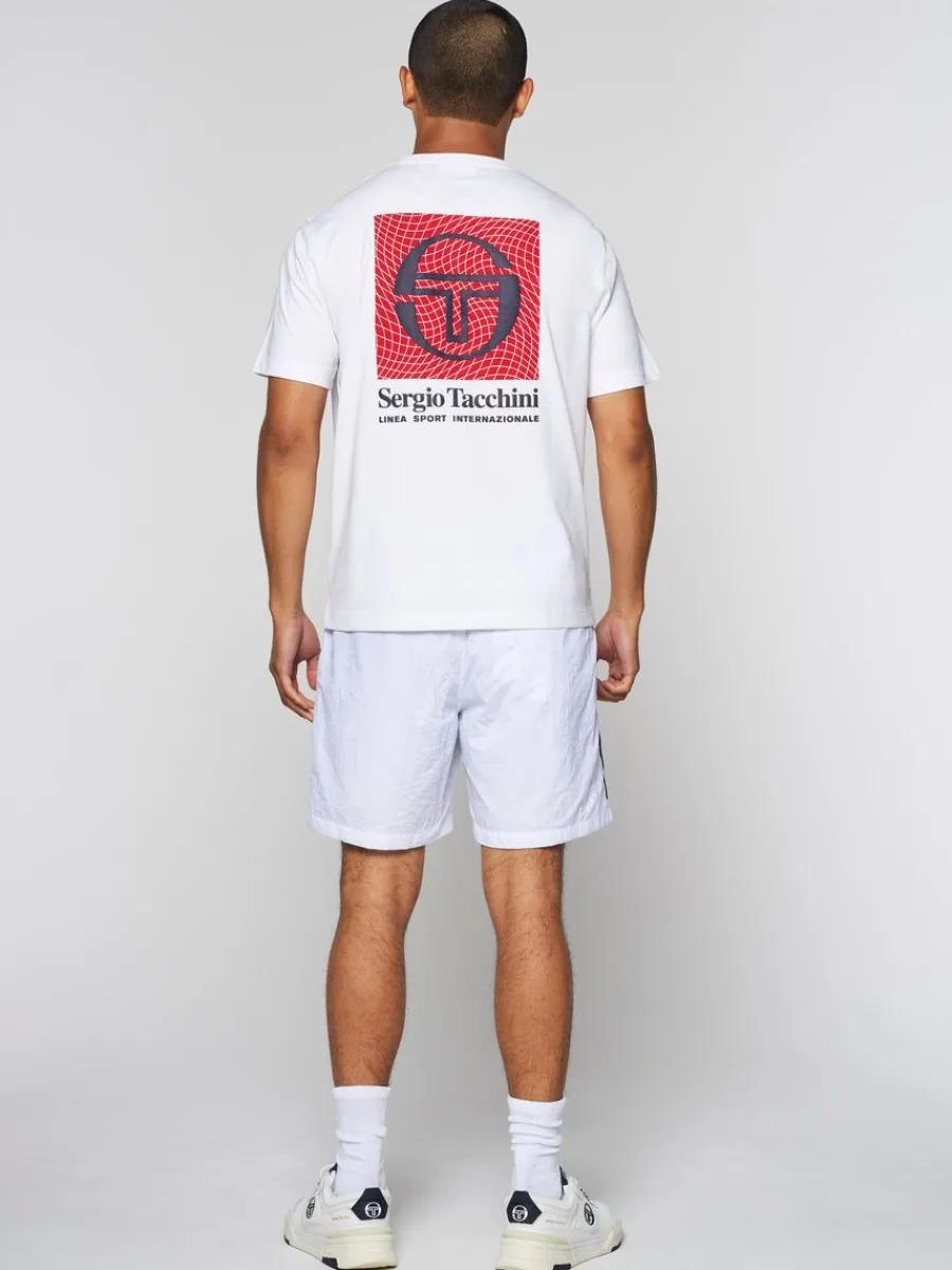 Sergio Tacchini Warp T-Shirt- Brilliant White Best