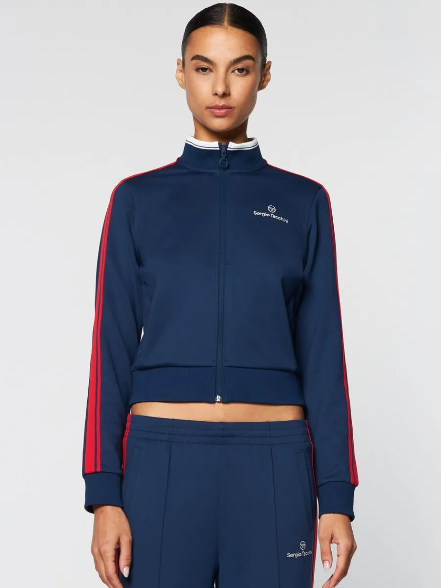 Sergio Tacchini Women'S Damarindo Track Jacket- Maritime Blue New