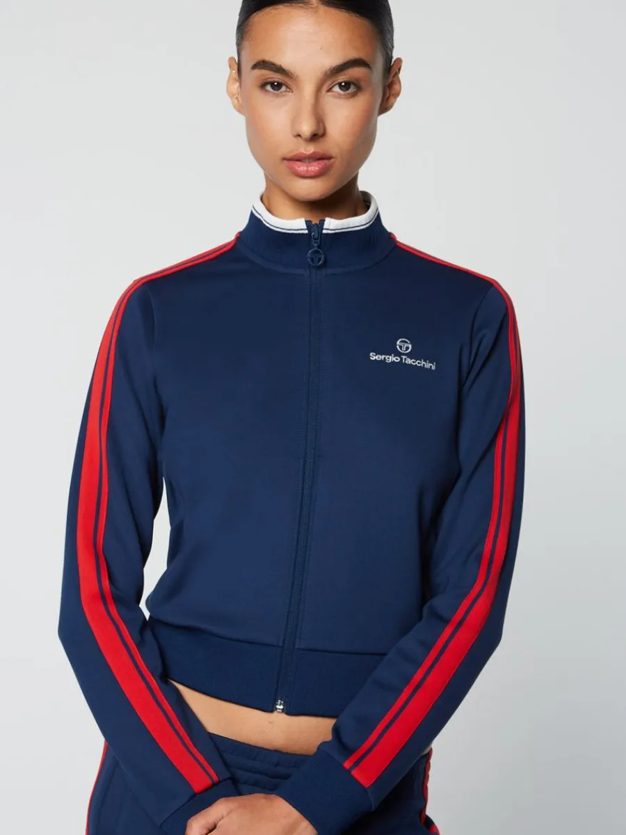 Sergio Tacchini Women'S Damarindo Track Jacket- Maritime Blue New