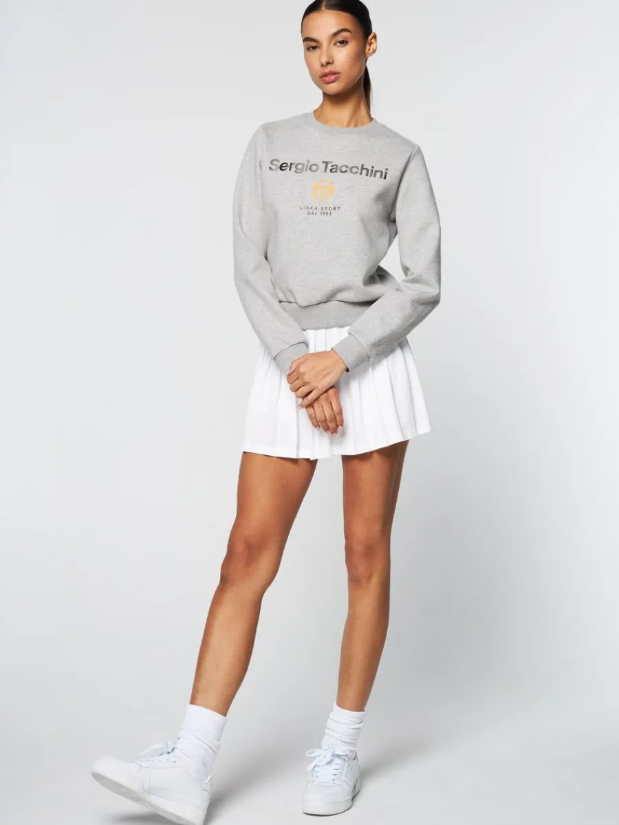 Sergio Tacchini Women'S Linea Sport Crewneck- Heather Grey Hot