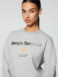 Sergio Tacchini Women'S Linea Sport Crewneck- Heather Grey Hot