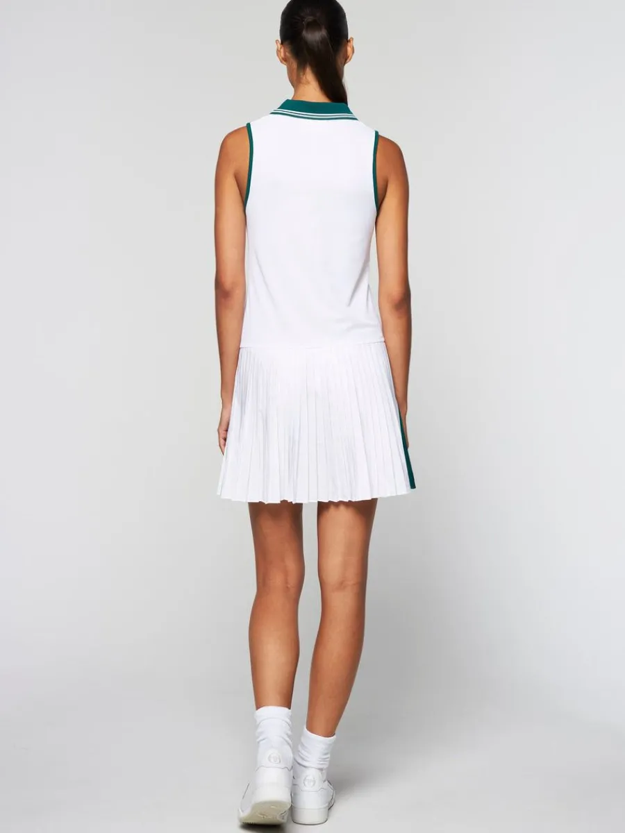 Sergio Tacchini Women'S Monza Tennis Dress- Brilliant White Online