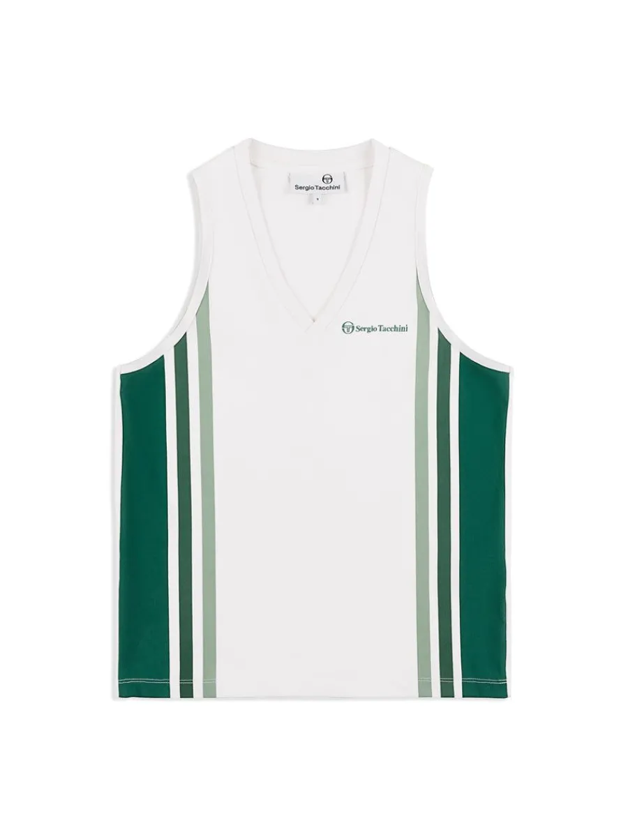 Sergio Tacchini Women'S Monza Tennis Tank- Brilliant White Sale