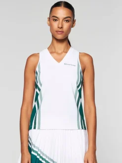 Sergio Tacchini Women'S Monza Tennis Tank- Brilliant White Sale