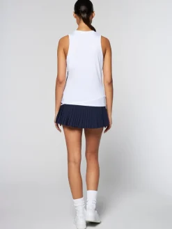 Sergio Tacchini Women'S Vigentino Tennis V-Neck Tank Top- Maritime Blue Hot