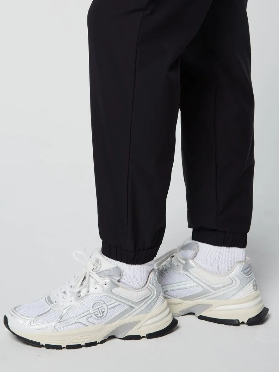 Sergio Tacchini Woven Cargo Jogger Pants- Black Clearance