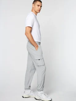 Sergio Tacchini Woven Cargo Jogger Pants- Heather Grey Online