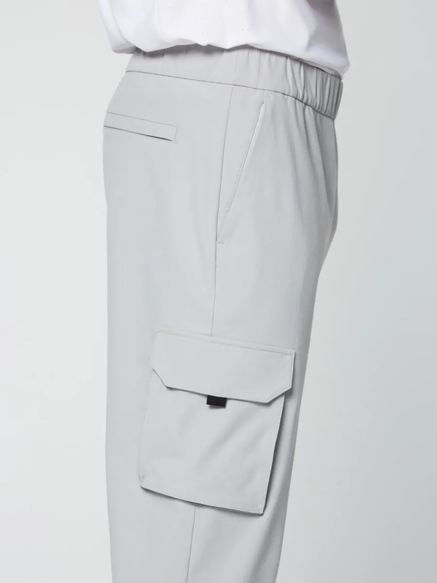 Sergio Tacchini Woven Cargo Jogger Pants- Heather Grey Online