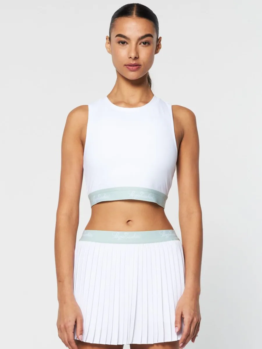 Sergio Tacchini Zambrini Top- Brilliant White Best